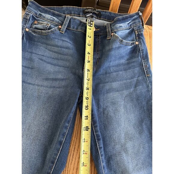 Celebrity Pink Mid Rise Ankle Skinny Jeans Size 3/26 Raw Hem Style CJ2203305 - Picture 8 of 11